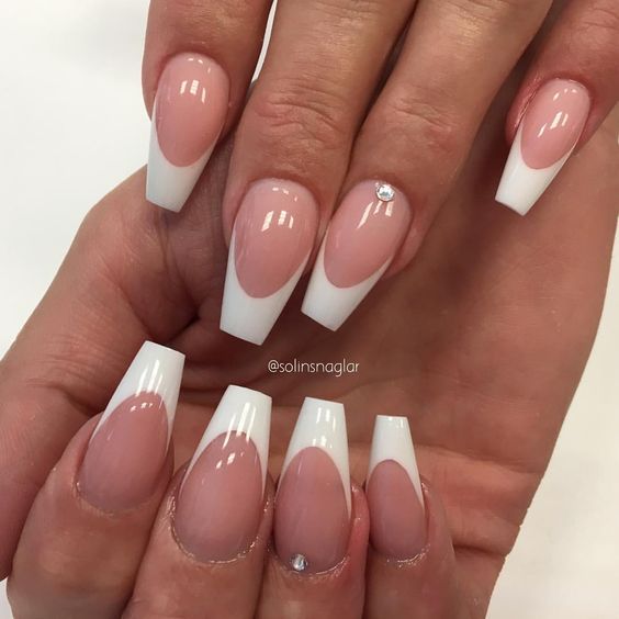 52 Luxury Coffin French Tip Nail Designs Style Vp Page 12