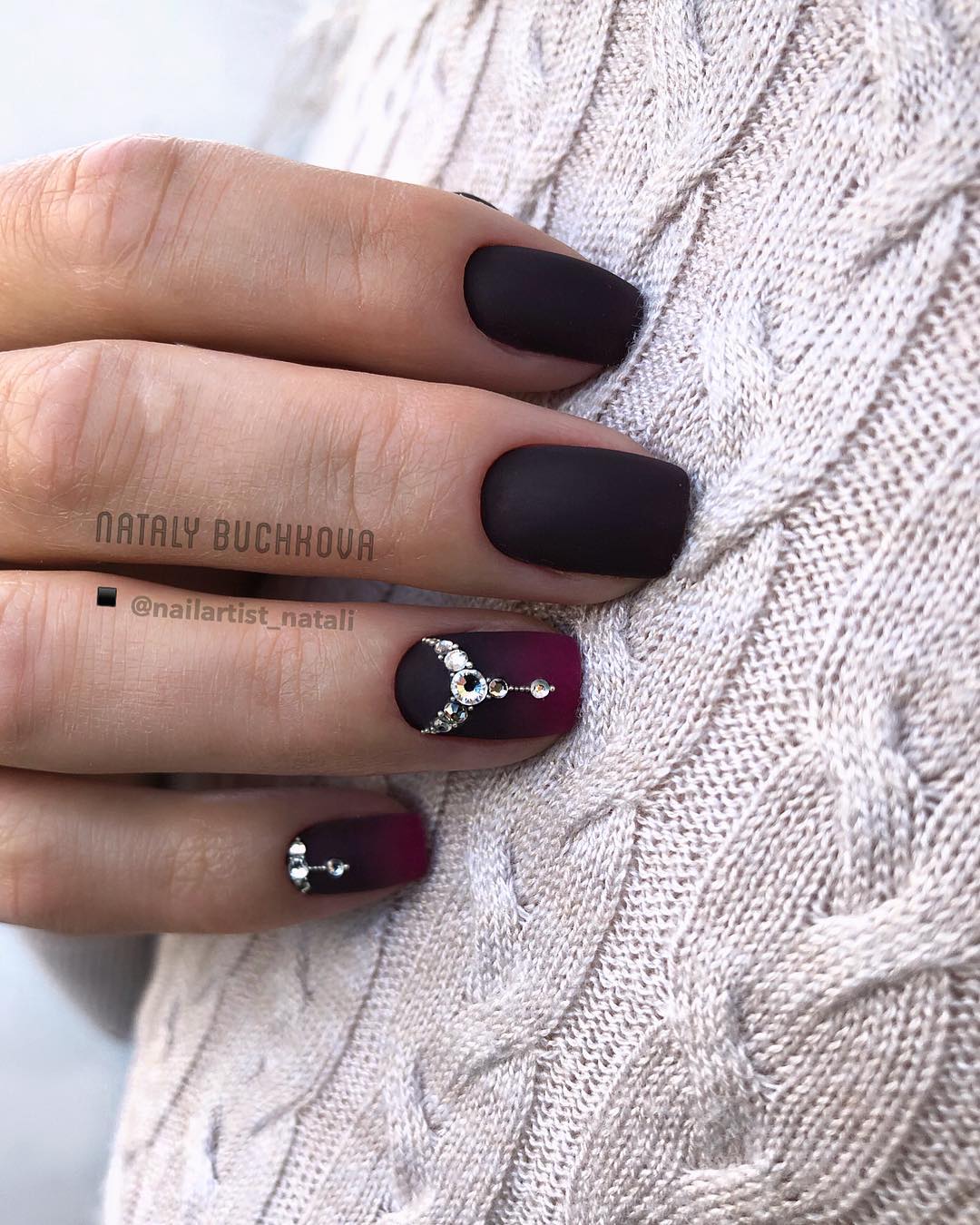 55 Pretty and Awesome Burgundy Nail Art Designs | Style VP | Page 26