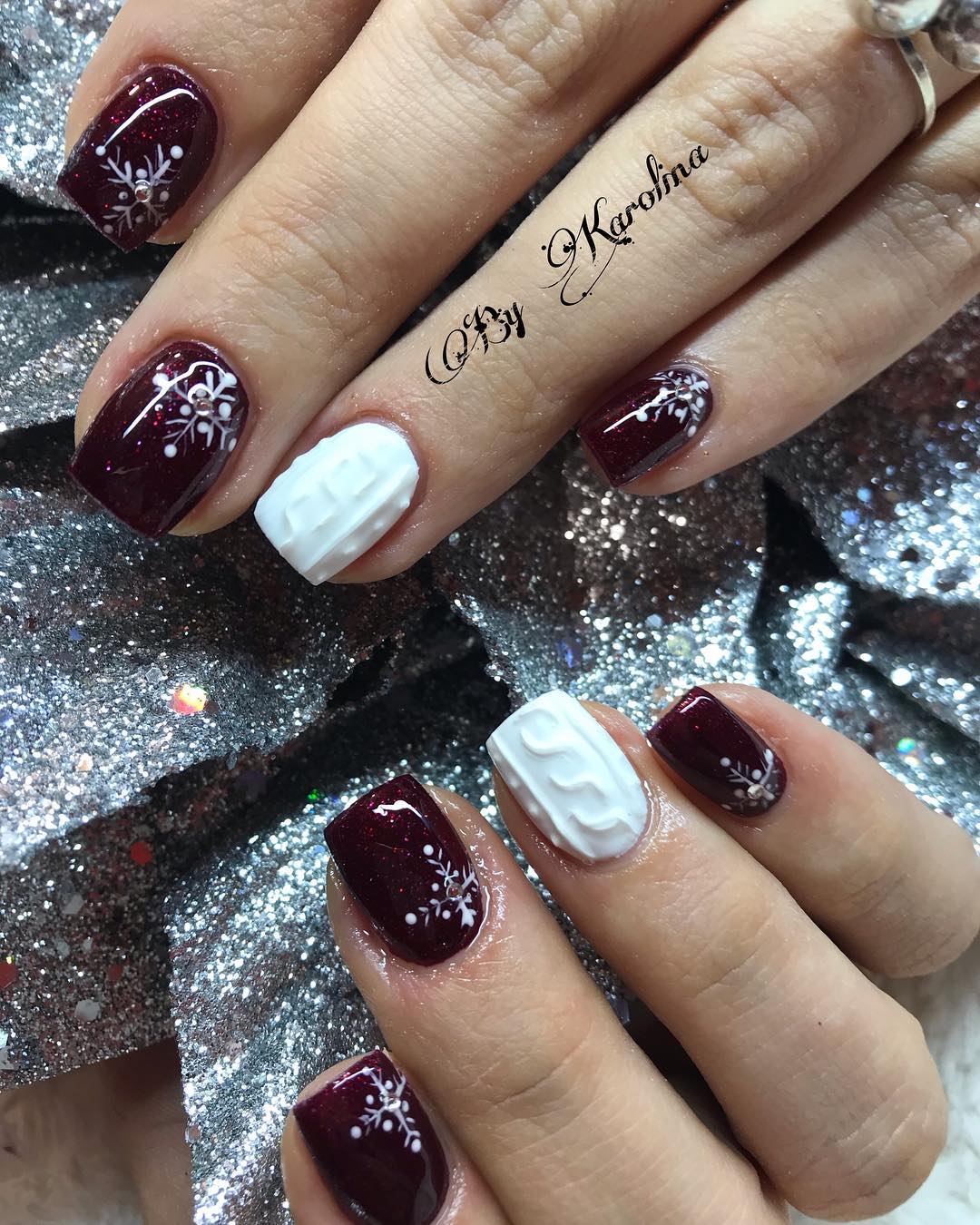 55 Pretty And Awesome Burgundy Nail Art Designs Style Vp Page 47