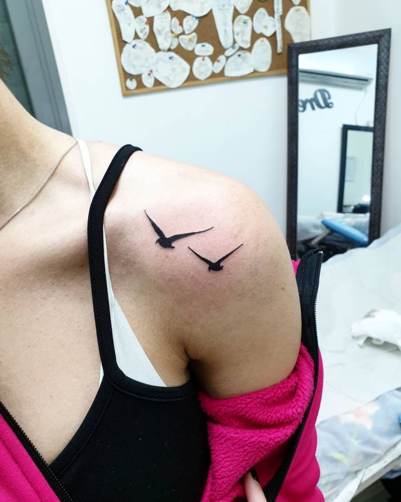 30 Great Seagull Tattoos You Want to Try