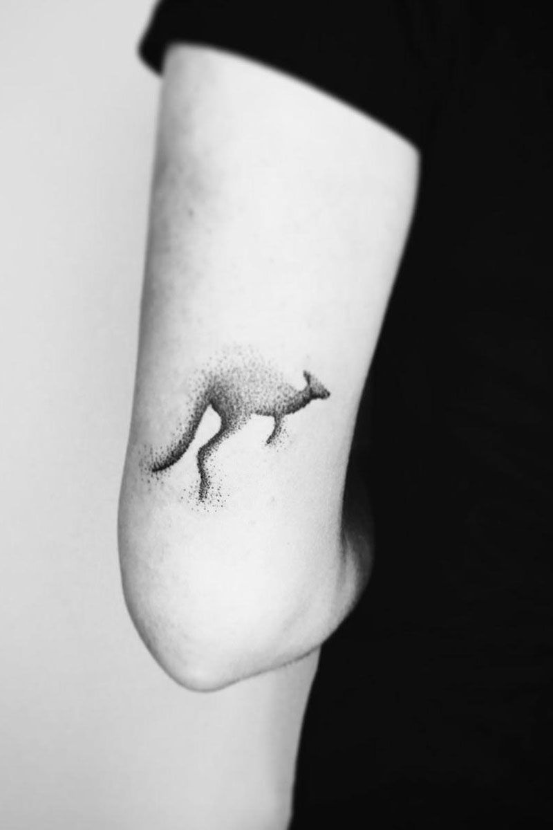 30 Superb Kangaroo Tattoos You Will Like to Try