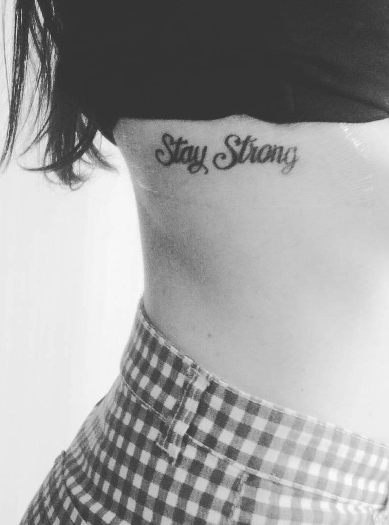 30 Beautiful Stay Strong Tattoos Make You Brave