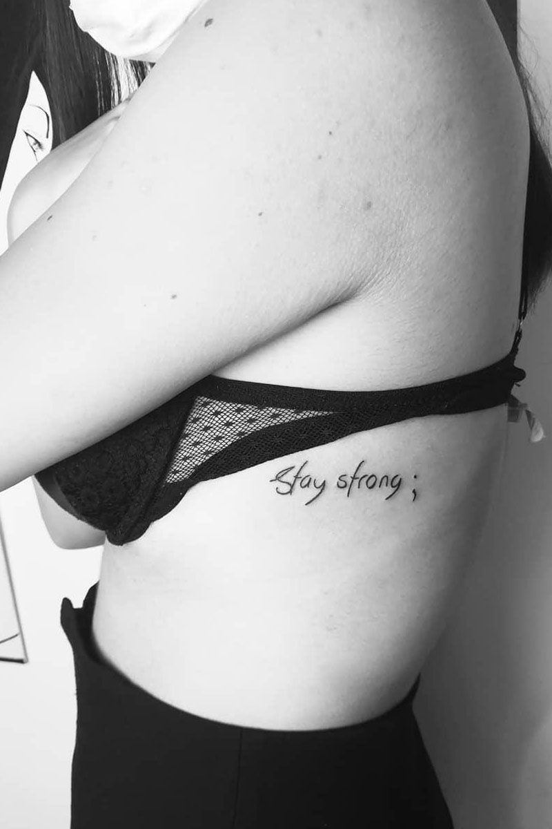 30 Beautiful Stay Strong Tattoos Make You Brave