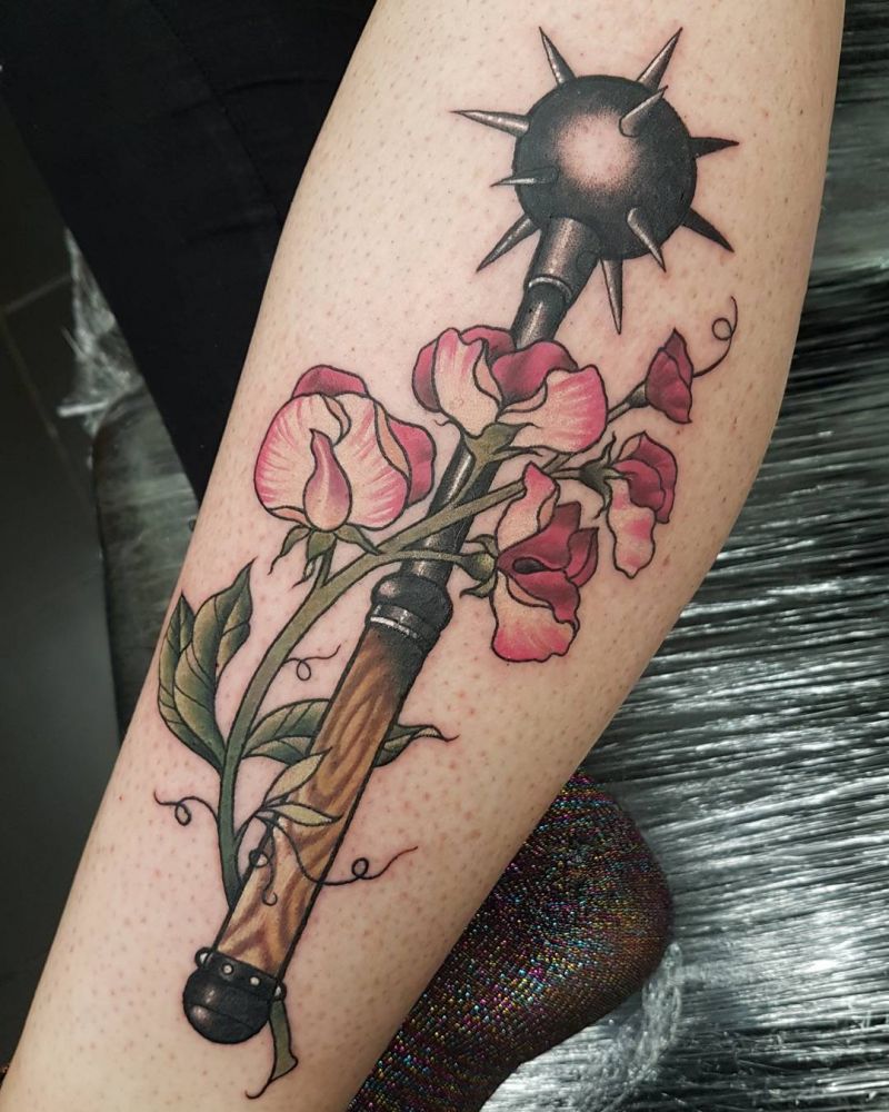 30 Pretty Morningstar Tattoos You Will Love to Try