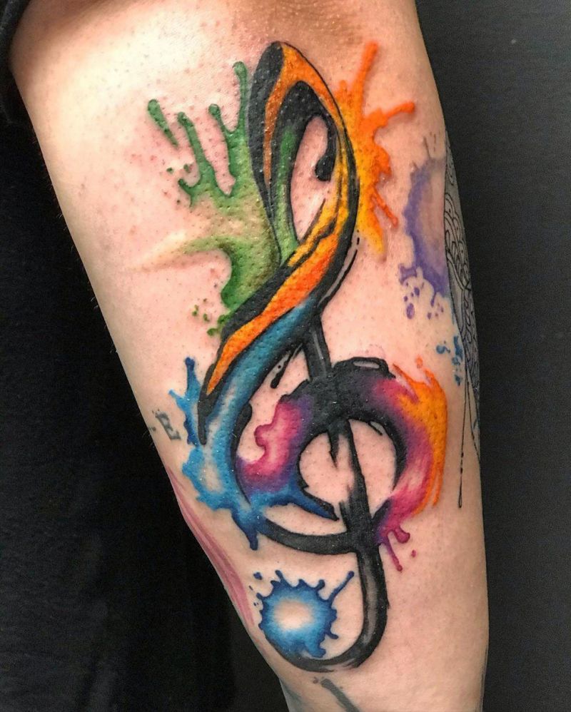 30 Unique Music Note Tattoos You Will Love