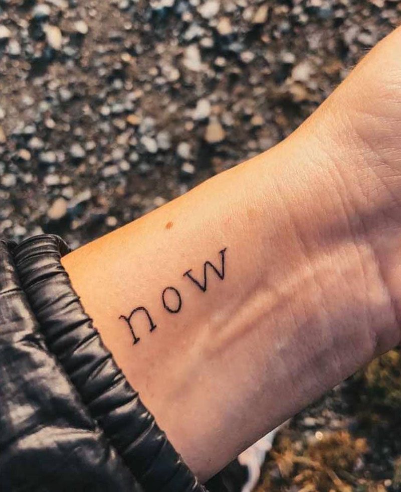 30 Unique Now Tattoos for Your Inspiration