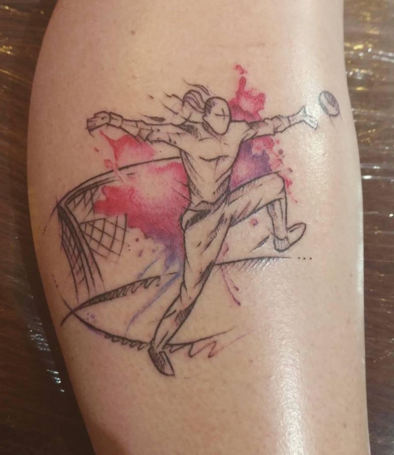 30 Unique Handball Tattoos You Must Love