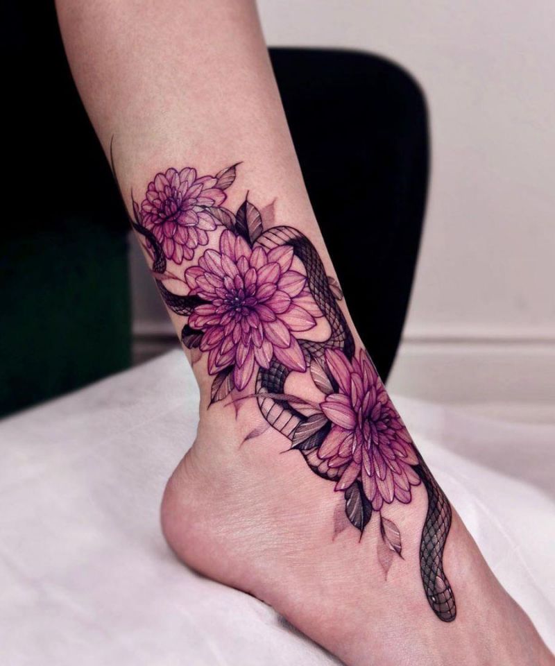 30 Pretty Ankle Tattoos You Can Copy