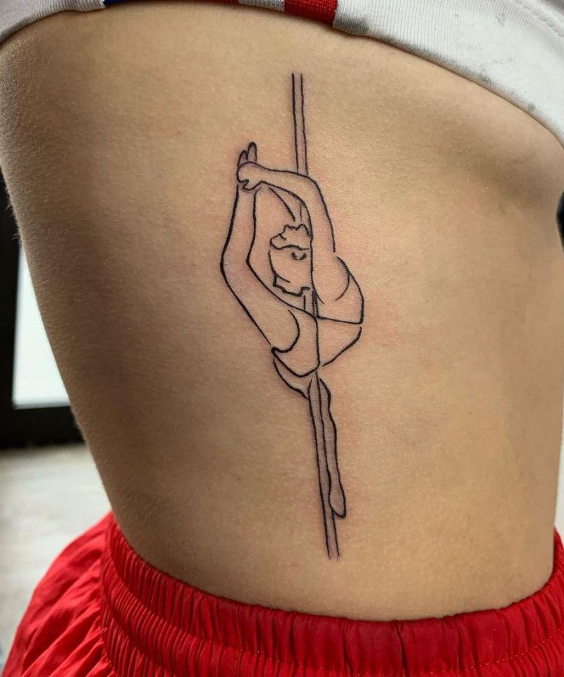 30 Pretty Pole Dance Tattoos Improve Your Temperament