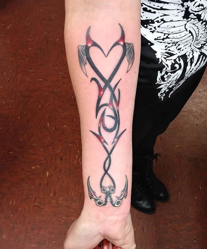 23 Unique Devil Heart Tattoos You Can Copy