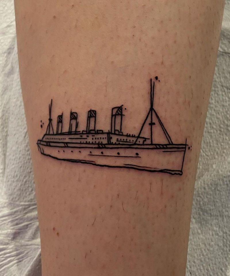 30 Unique Titanic Tattoos to Inspire You