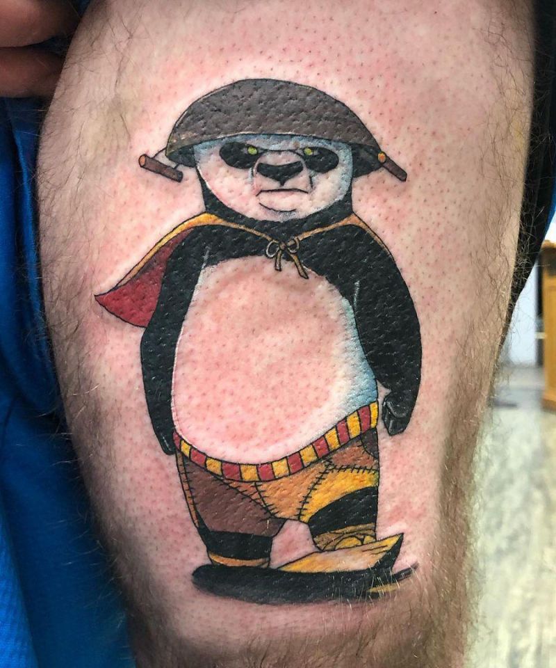 30 Cute Kung Fu Panda Tattoos You Must See