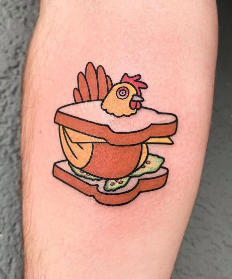 30 Unique Sandwich Tattoos for Your Inspiration