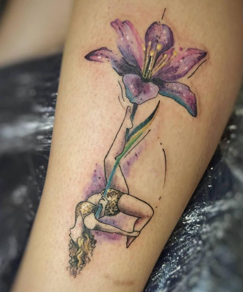 30 Pretty Pole Dance Tattoos Improve Your Temperament