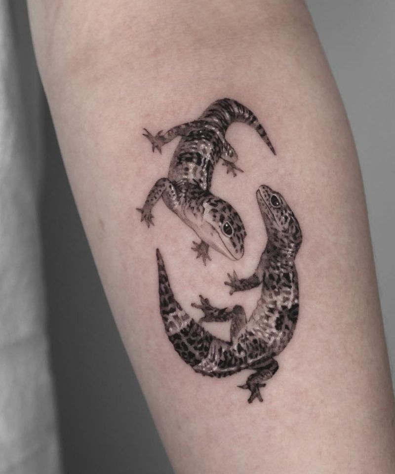 30 Exciting Gecko Tattoos You Must Love