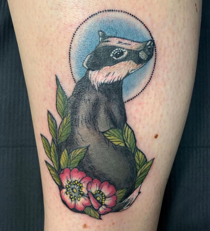 30 Unique Badger Tattoos You Must Try