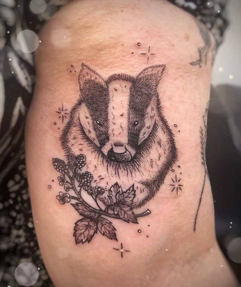 30 Unique Badger Tattoos You Must Try