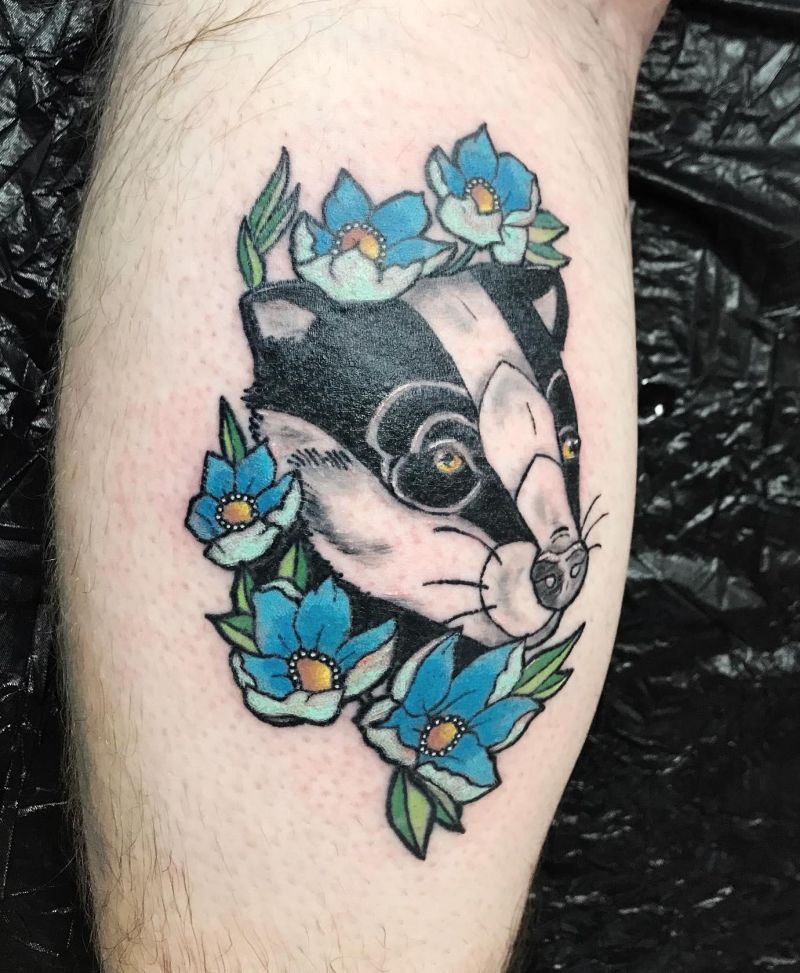 30 Unique Badger Tattoos You Must Try