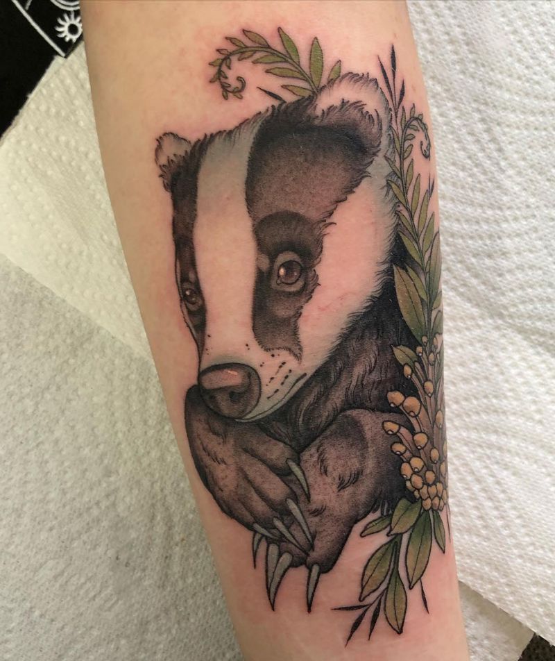 30 Unique Badger Tattoos You Must Try