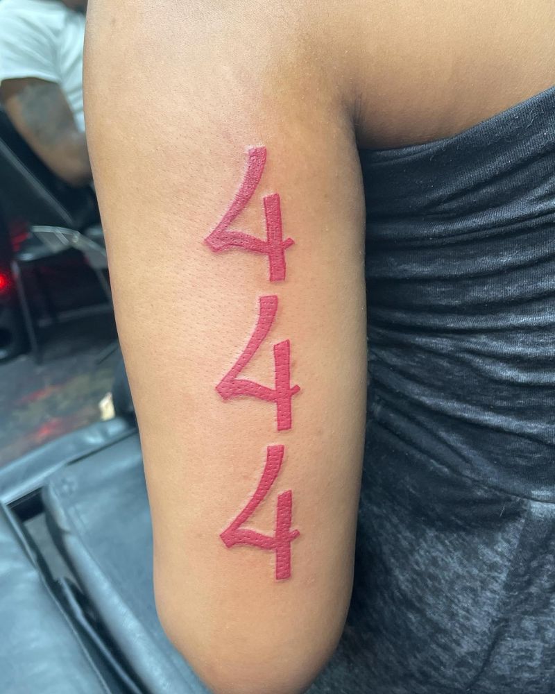 30 Unique 444 Tattoos for Your Next Ink