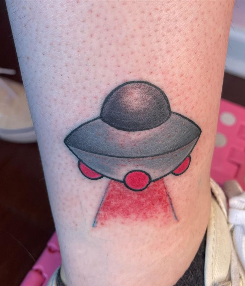 30 Gorgeous Spaceship Tattoos Make You Attractive