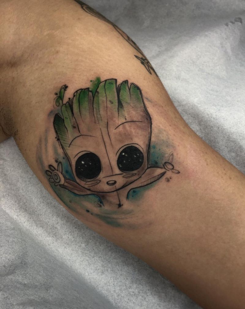 30 Awesome Groot Tattoos You Can Copy