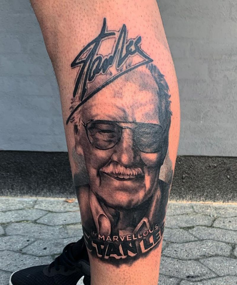 30 Awesome Stan Lee Tattoos to Inspire You