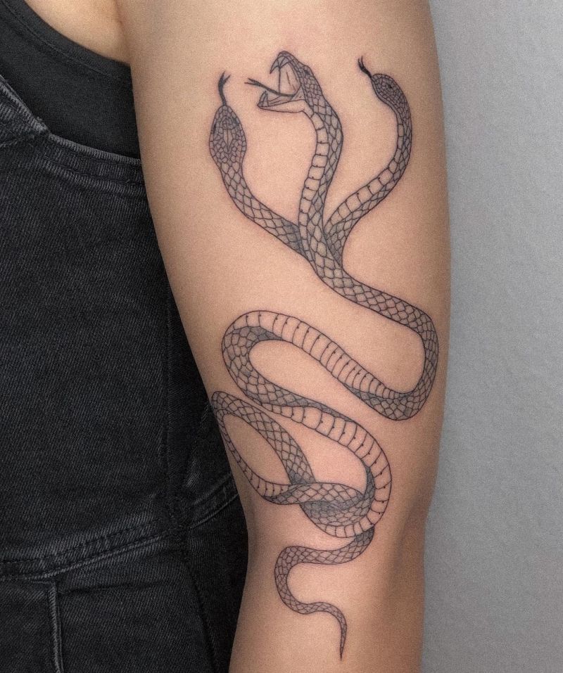 30 Awesome Hydra Tattoos You Can Copy