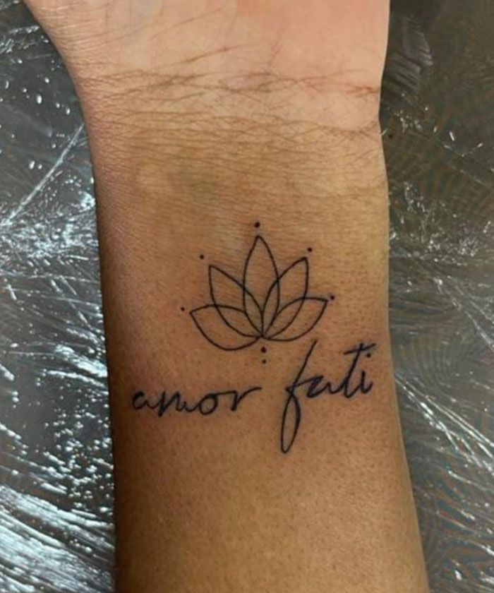 30 Unique Amor Fati Tattoos to Inspire You