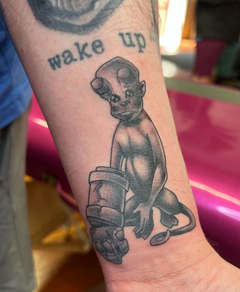 30 Unique Hellboy Tattoos You Must Love