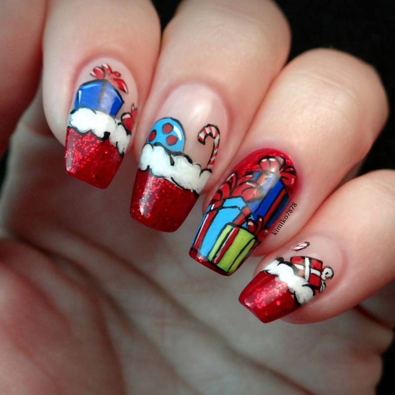 40 Festive Christmas Nail Art Designs You Must Try | Style VP