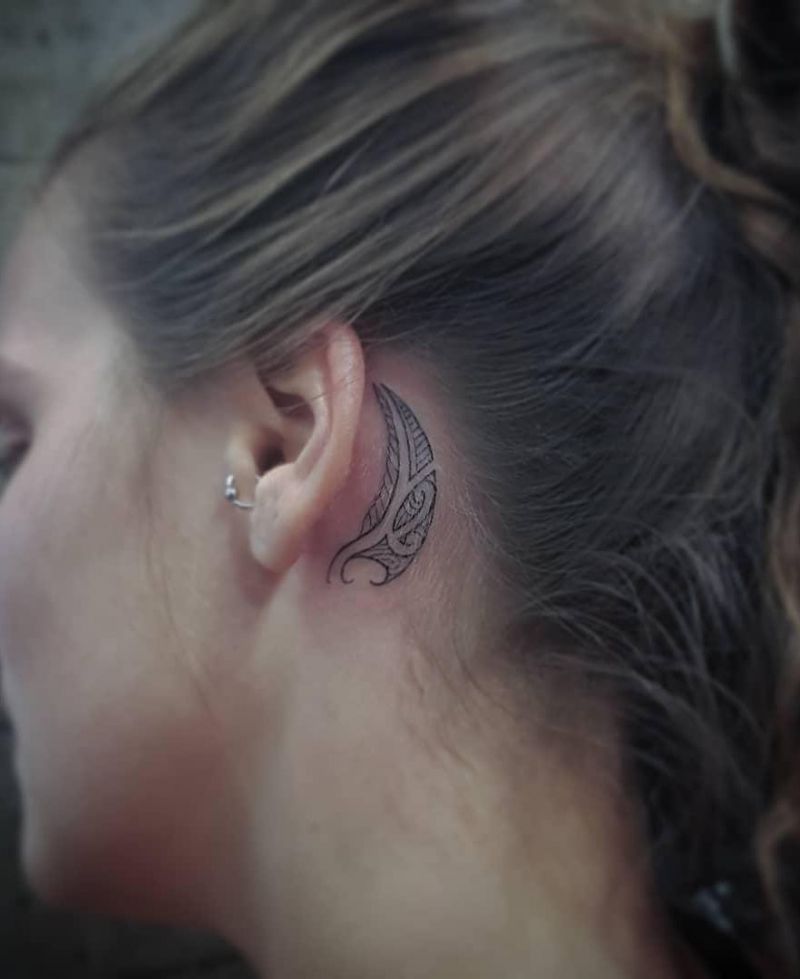 Pretty Behind the Ear Tattoos to Inspire You | Style VP | Page 3