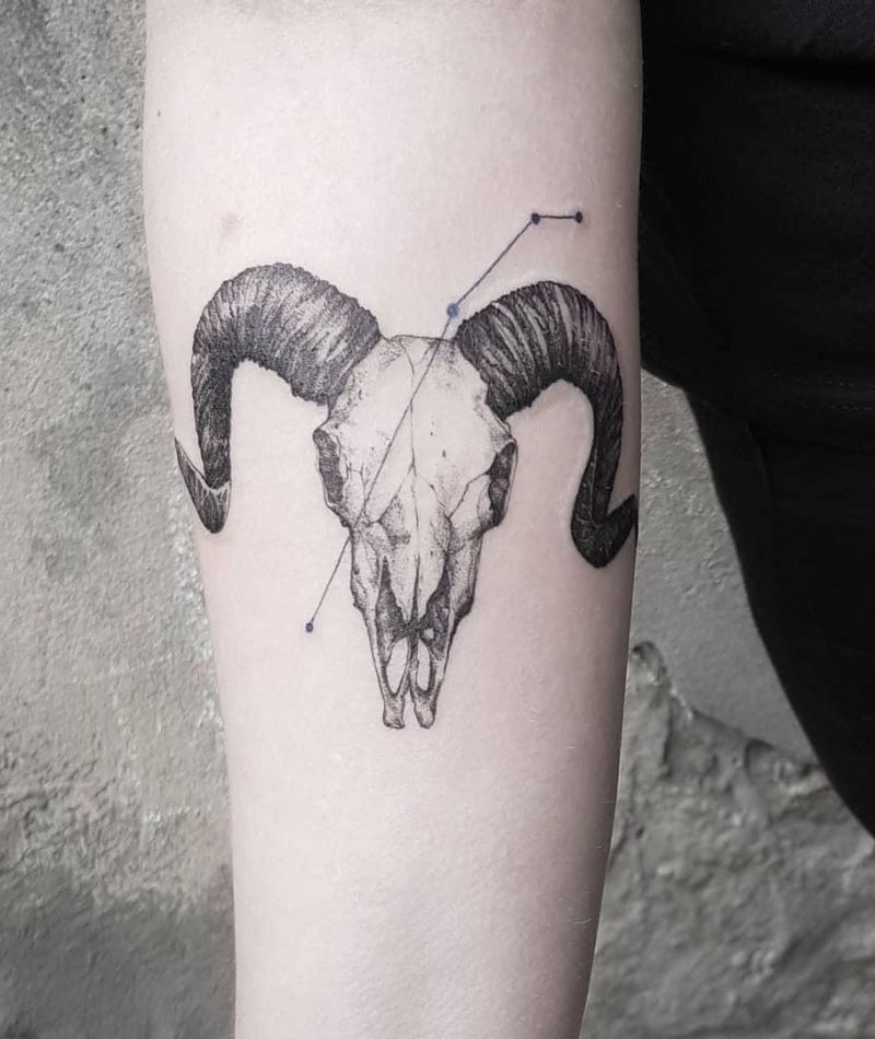30 Pretty Aries Tattoos Show your Charm | Style VP | Page 19