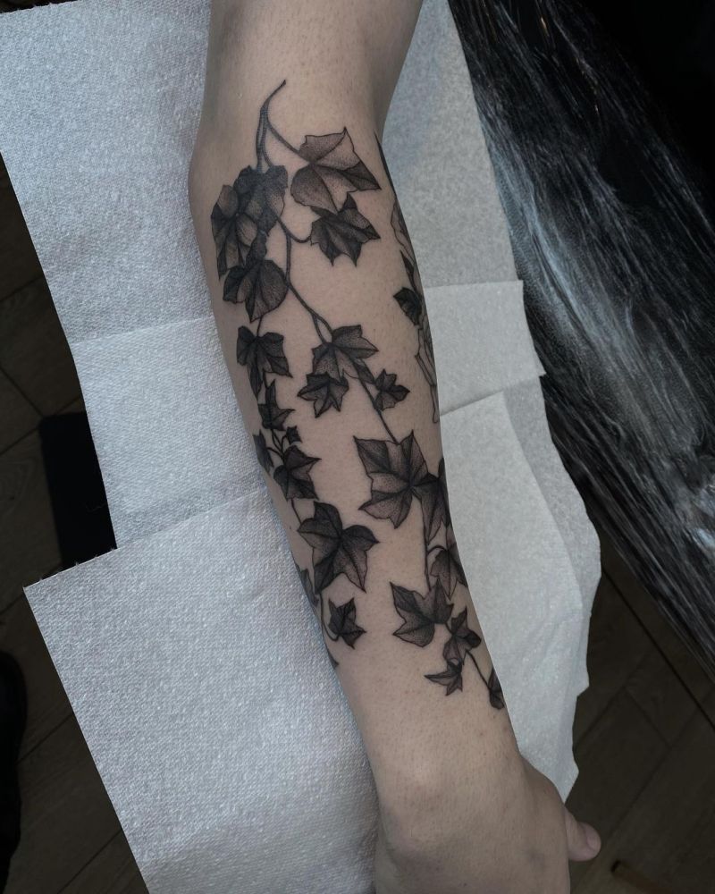 30 Pretty Ivy Tattoos Improve Your Temperament | Style VP | Page 27