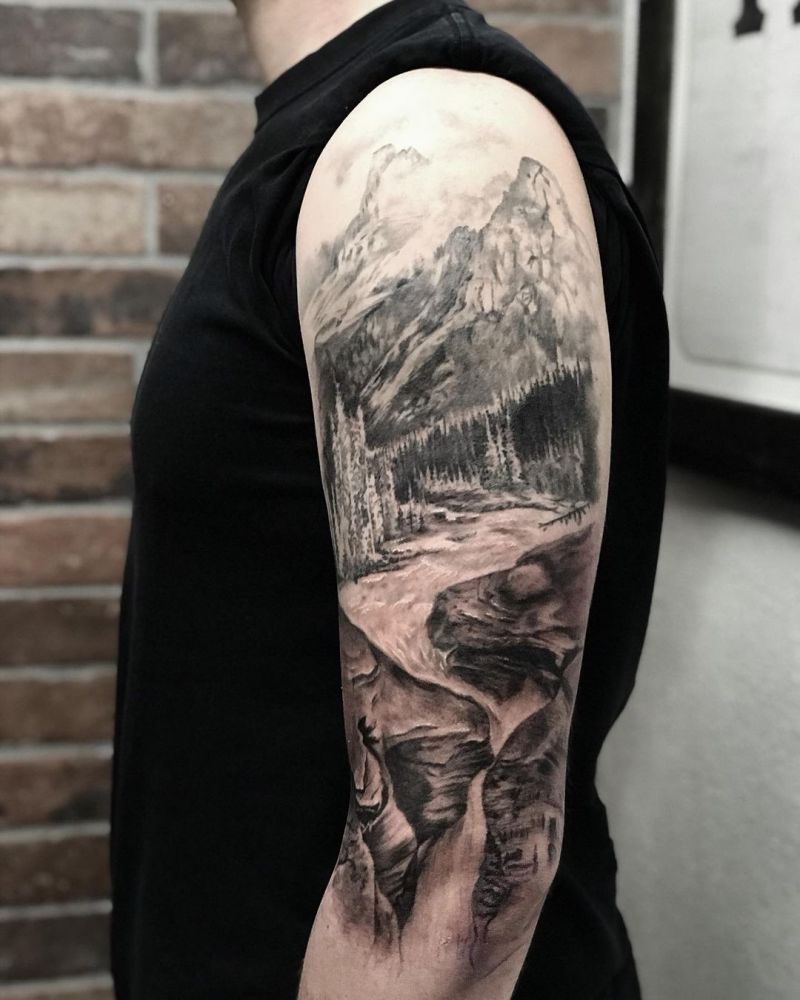 30 Pretty River Tattoos Bring You Must Try | Style VP | Page 8