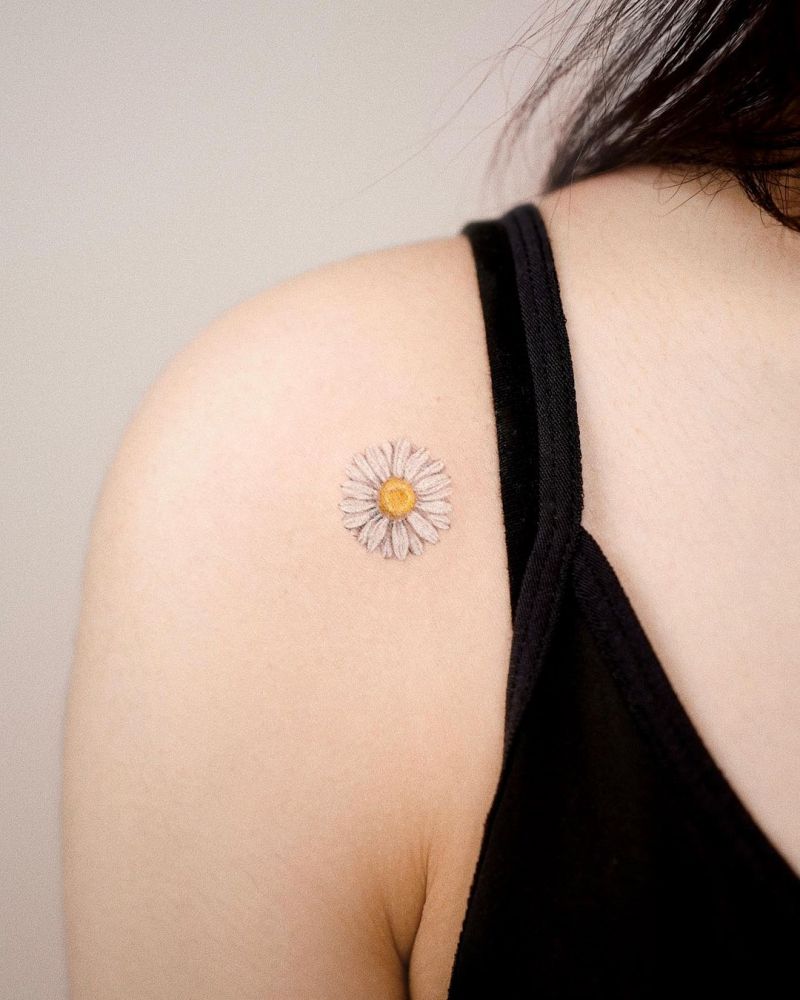 30 Pretty Daisy Tattoos You Will Love | Style VP | Page 6