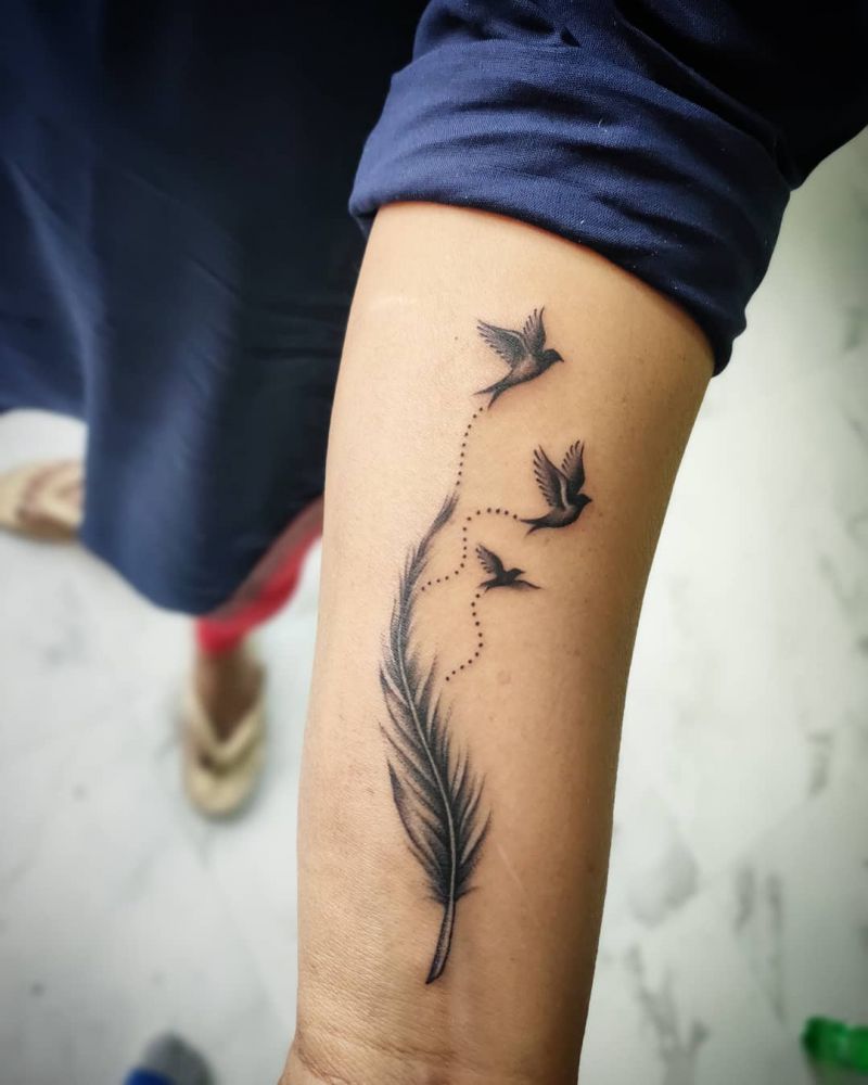 30 Pretty Three Birds Tattoos You Must Love | Style VP | Page 3