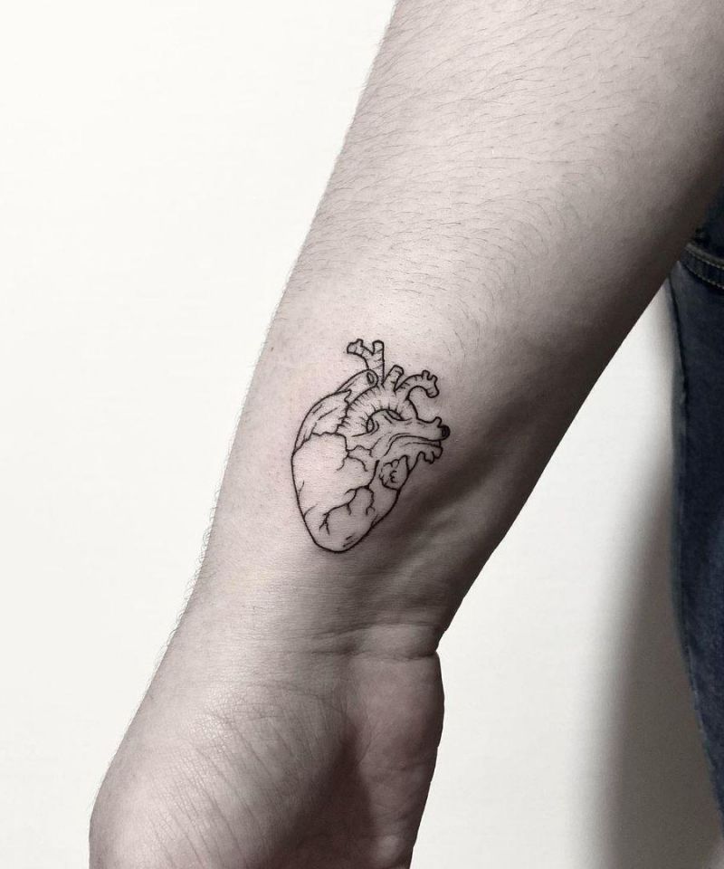 30 Unique Anatomical Heart Tattoos For Your Next Ink | Style VP | Page 2