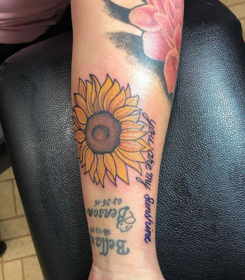 30 Pretty You Are My Sunshine Tattoos to Inspire You | Style VP