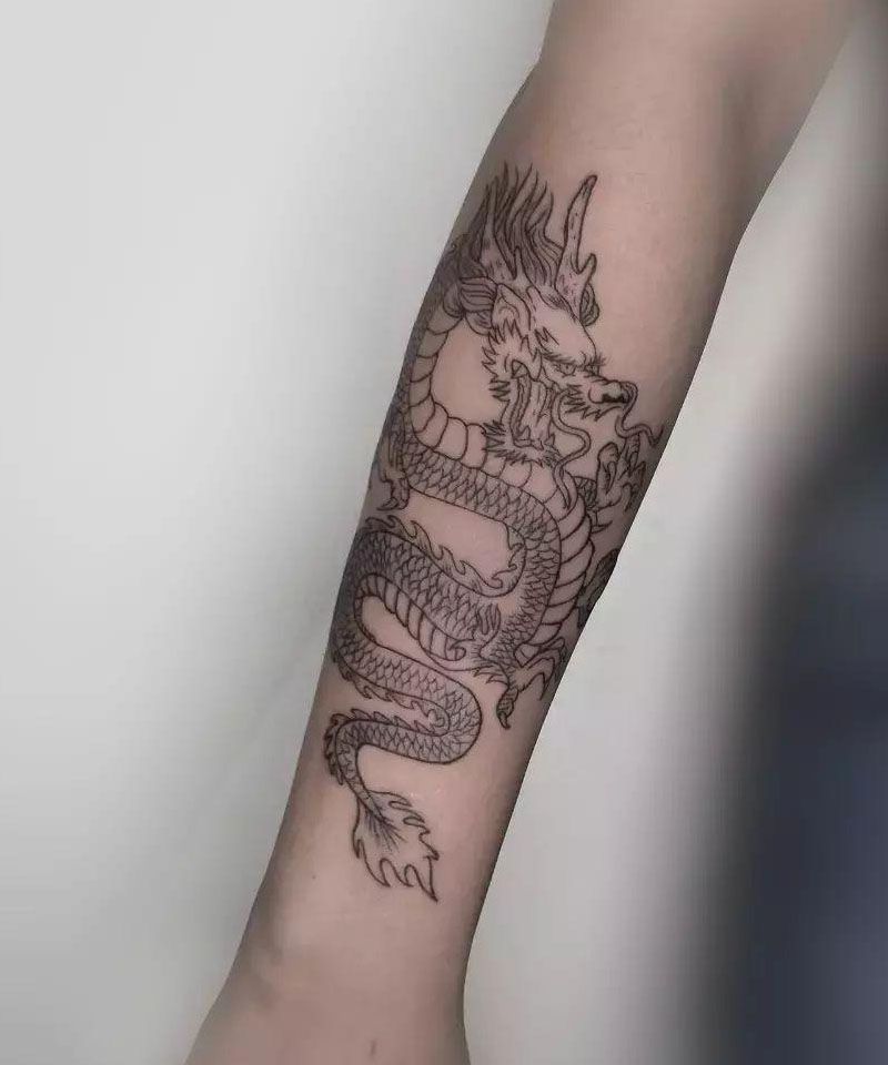 30 Pretty Chinese Dragon Tattoos You Can Copy | Style VP